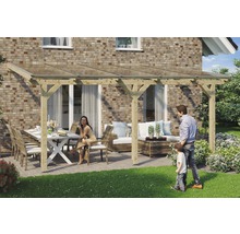 Toiture pour terrasse SKAN HOLZ Andria 541x350 cm nature