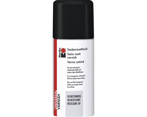 Marabu Seidenmattlack UV-beständig transparent 150 ml Marabu Seidenmattlack in einer Sprühdose