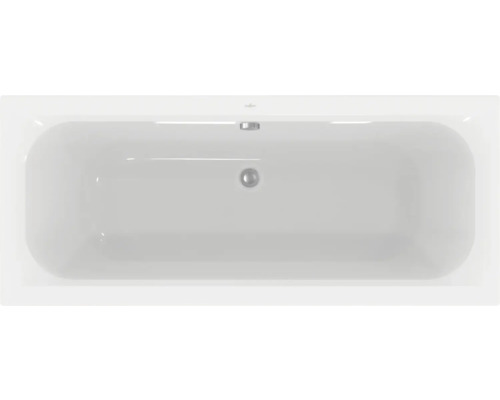 Doppelbadewanne Rechteckbadewanne Jungborn Siana 80 x 190 cm weiss glänzend Aufnahme von oben einer Badewanne
