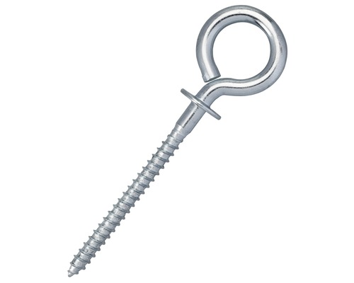 Crochet avec anneau de levage et tige 3.5x51 mm Vis à œil en métal avec filetage