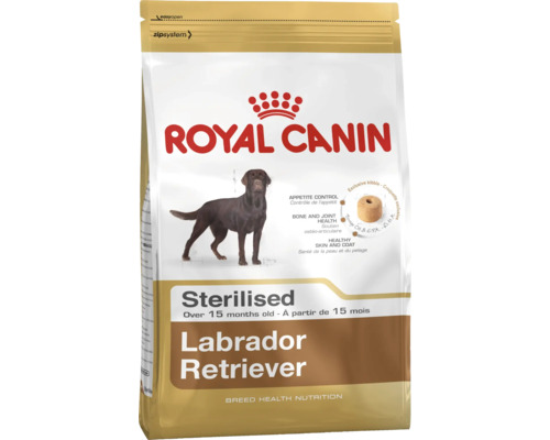 Croquettes pour chiens Royal Canin Labrador Sterilised 12 kg Royal Canin Sterilised Labrador Retriever nourriture pour chiens pour chiens de plus de 15 mois