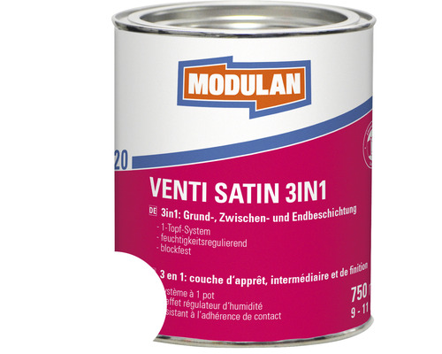 MODULAN 6120 Venti Lack Satin 3in1 weiss 750 ml