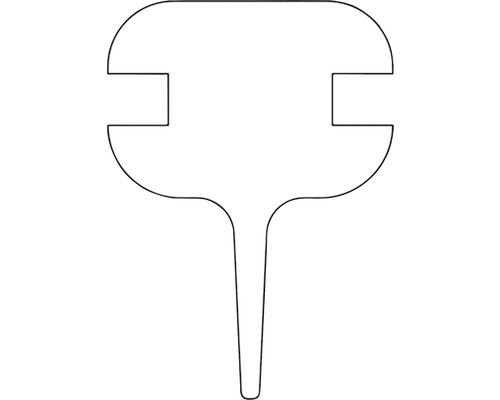 Étiquette à planter pour identifier les plantes