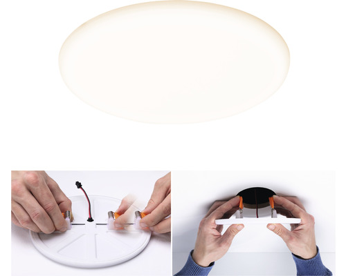 LED Deckenleuchte mit Installationsschritten