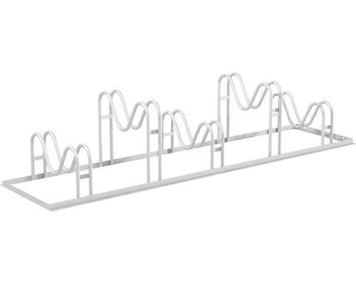 Veloständer für 5 Velos Ville L:1750 mm, B:446 mm, H:370 mm feuerverzinkt