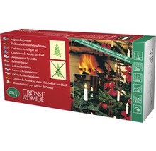 Guirlande lumineuse pour sapin de Noël intérieur avec 25 bougies