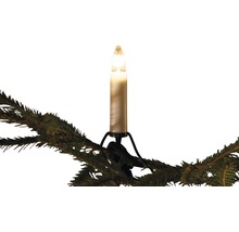 Bougie de sapin de Noël avec pince sur branche de sapin