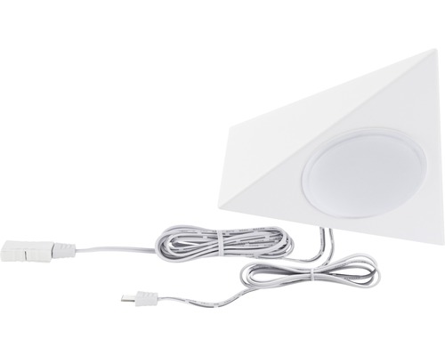 Spot LED éclairage de meuble Clever Connect Trigo 2.1W 2700-6500K blanc