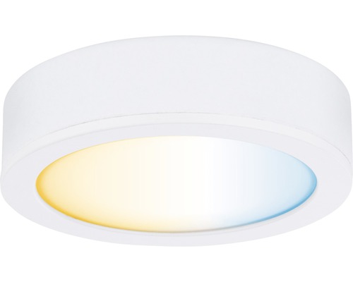 Weisse runde Deckenleuchte mit variabler Lichtfarbe