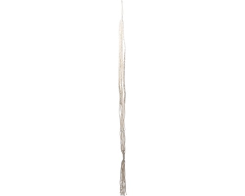 Makramee Blumenampel L 120 cm Baumwolle weiss Makramee Blumenampel L 120 cm Baumwolle weiss
