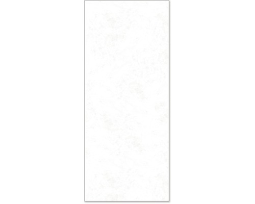 Rechteckige, weisse Wandfliese mit leichter Musterung