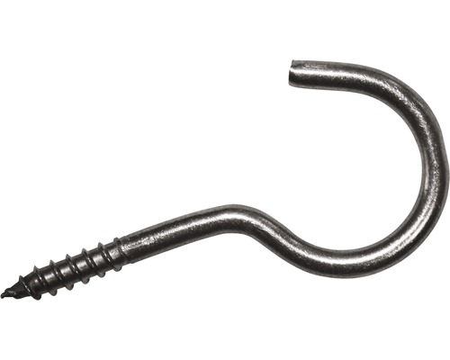 Crochet à visser coudé 2.9x40 mm acier inoxydable A2 20 pièces Vis à oeil en métal