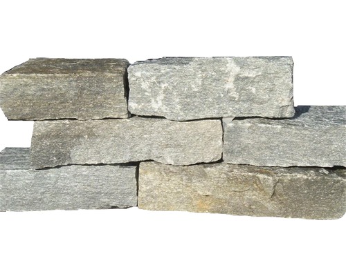 Pierre de construction Colori Luserna en gneiss beige 20-30 cm x 6-8 cm 1 pal. = 200 pièces