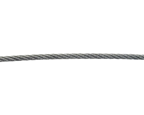 Pösamo Drahtseil Ø 4 mm Edelstahl 10 m Geflochtenes Seil