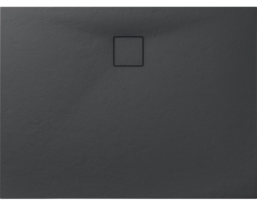 Receveur de douche en pierre avec drain carré