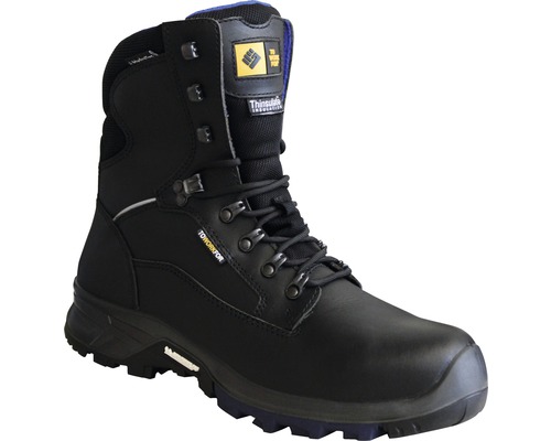 Winterstiefel Traction S3 2W4 Grösse 39 Schwarzer Arbeitsstiefel mit Schnürung und hohem Schaft