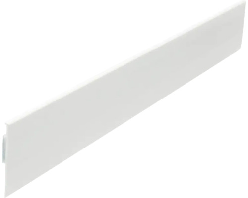 Baguette de recouvrement blanche 25x1.5 mm autocollante L : 1.40 m avec lèvre d'étanchéité