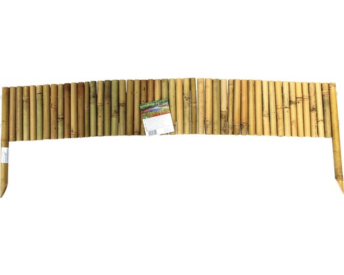Beetabgrenzung Bambus 120x20 cm natur