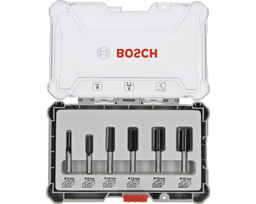 Bosch Fräser Set 6-tlg. 8mm