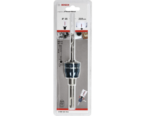 Bosch Power Change Plus Adaptateur pour scie cloche pour bois et métal
