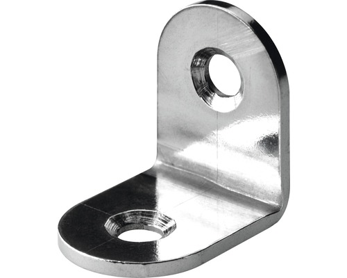 Cornière d’angle acier inoxydable 20x20x15 mm, 50 pièces Équerre de fixation avec deux trous pour la fixation