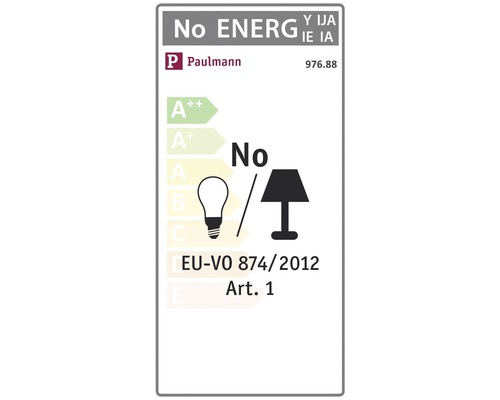 Logo Paulmann. Aucune consommation d''énergie.