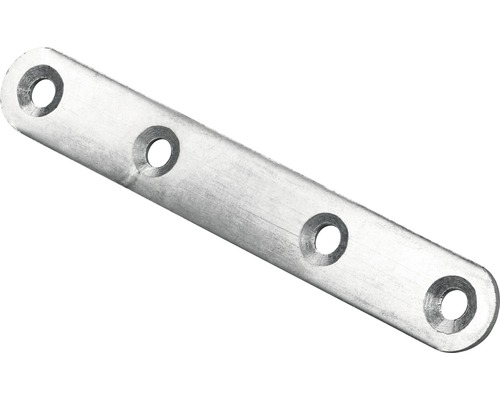 Tôle d’assemblage galvanisée 100 mm, 12 pièces Connecteur métallique avec quatre trous pour vis