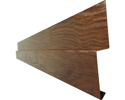 Profilé de socle PRECIT pour panneau mural golden oak 2000x51x15x50 mm