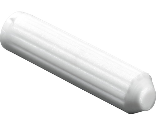 Cheville en plastique blanc 8x30 mm, 50 pièces Cheville en plastique