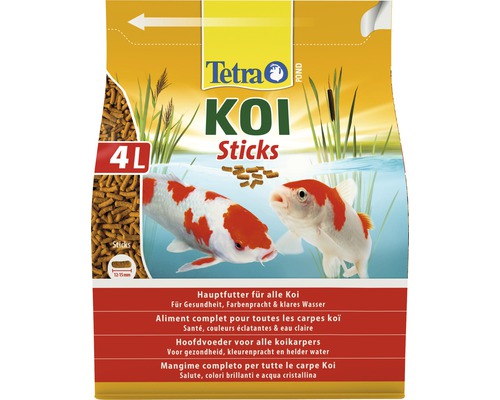 Tetra Koi Sticks aliment complet pour toutes les carpes koï en emballage de 4 litres