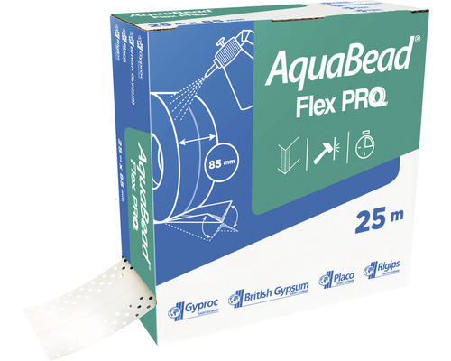 Cornière AquaBead Flex PRO, rouleau de 25 mètres