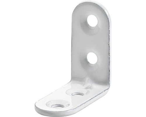 Équerre de chaise blanc 30x30x15 mm, 20 pièces Équerre de fixation avec trous de fixation
