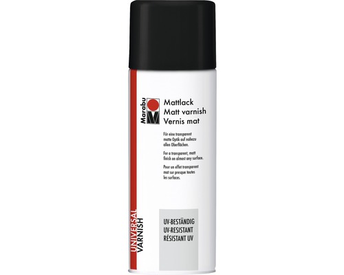 Marabu Mattlack UV-beständig transparent 400 ml Marabu Mattlack Spraydose für transparente, matte Oberflächen