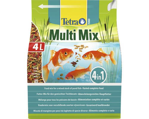 Aliment pour bassin Tetra Pond Multi Mix en paquet de 4 litres