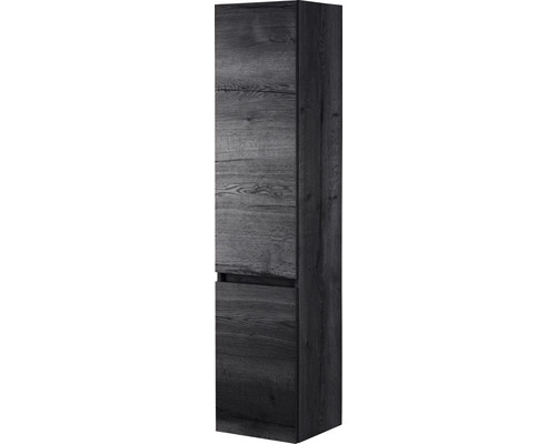 Hochschrank mit Schublade im Holzdesign