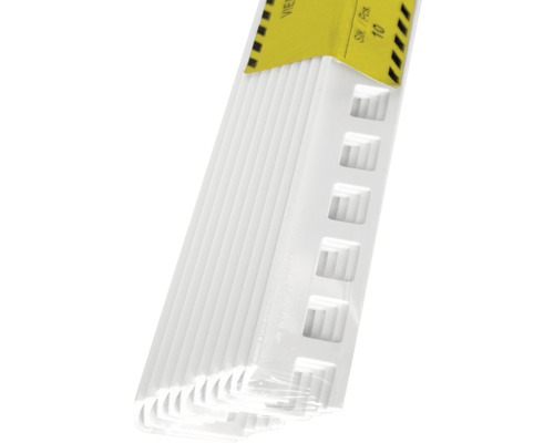 Profilé d’angle Dural profilé pour carrelage objet lot de 10 blanc 12,5 mm 300 cm
