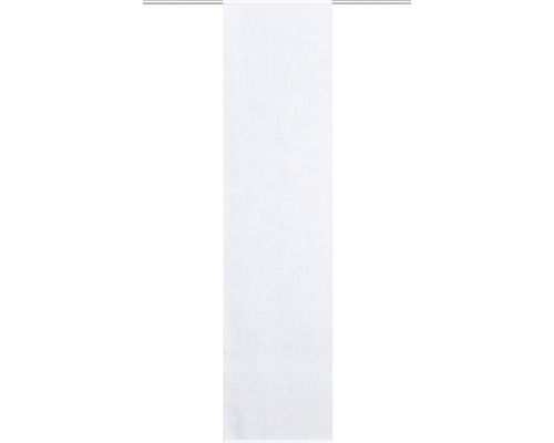 Panneau japonais voile en lin blanc crème 245x60 cm