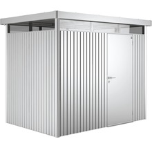 Gerätehaus biohort HighLine H2 Standardtür 275 x 195 cm silber-metallic