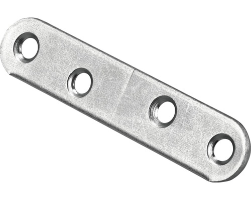 Tôle d’assemblage galvanisée 80 mm, 50 pièces Connecteur métallique avec six trous pour la fixation du bois