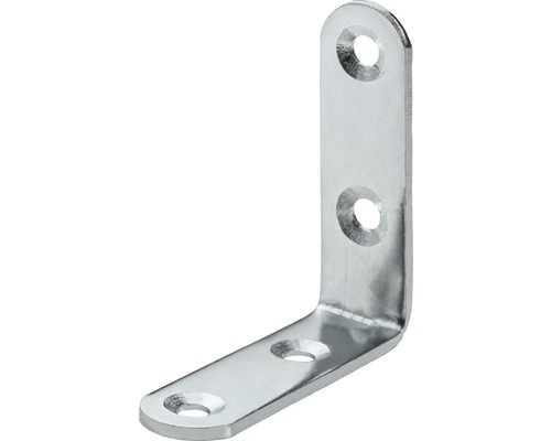 Équerre de chaise galvanisé 50x50x15 mm, 20 pièces Equerre de fixation avec trous de fixation