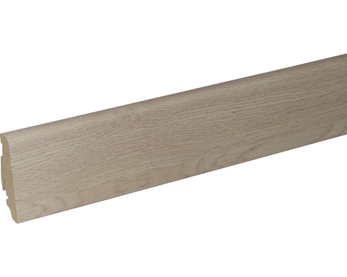 SKANDOR Sockelleiste Eiche Puro FU60L 19x58x2400 mm Sockelleiste mit Holzoptik