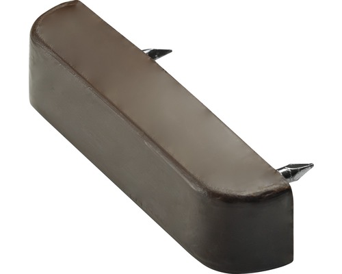 Support de tablette avec 2 clous 40x10x15 mm noir 50 pièces Patins pour meubles avec clou