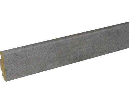 SKANDOR Sockelleiste Silverstone FU60L 19x58x2400 mm Fussleiste aus Holz