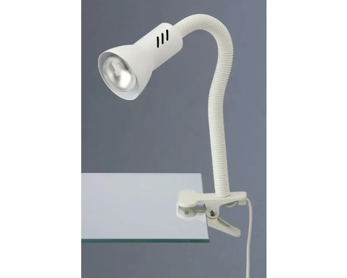 Lampe à pince avec bras flexible
