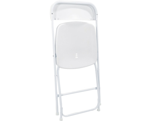 Chaise pliante en acier et plastique