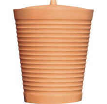 Terracotta Pflanzgefäß mit Deckel