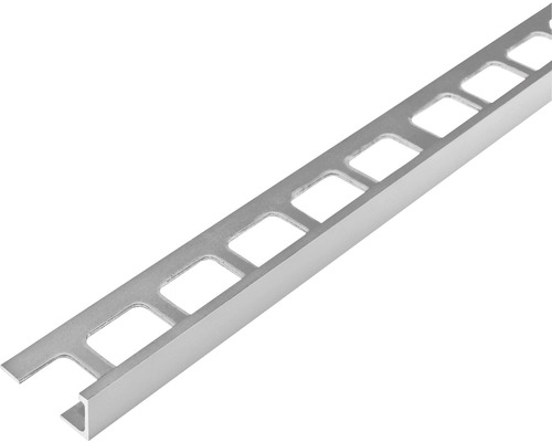Aluminium Fliesenschiene mit Aussparungen