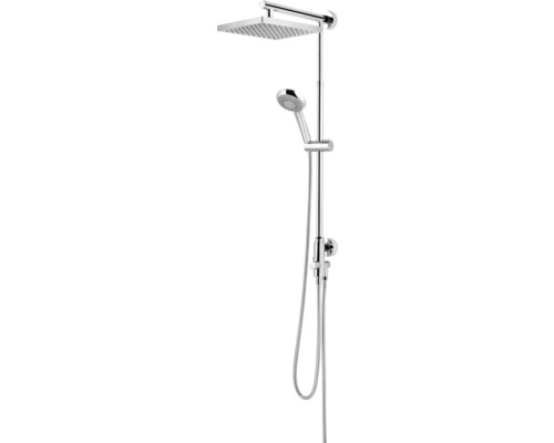 Douche Schulte Rain avec inverseur pour robinetterie existante à pommeau carré (D9631 02)