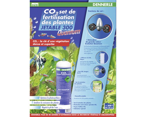 Dennerle CO2 Kit d'engrais à usage unique Quantum 300