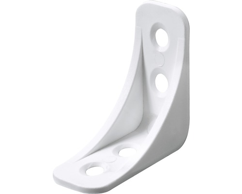 Cornière plastique 40x40x16 mm, blanc 25 pièces Équerre blanche avec trous de vis